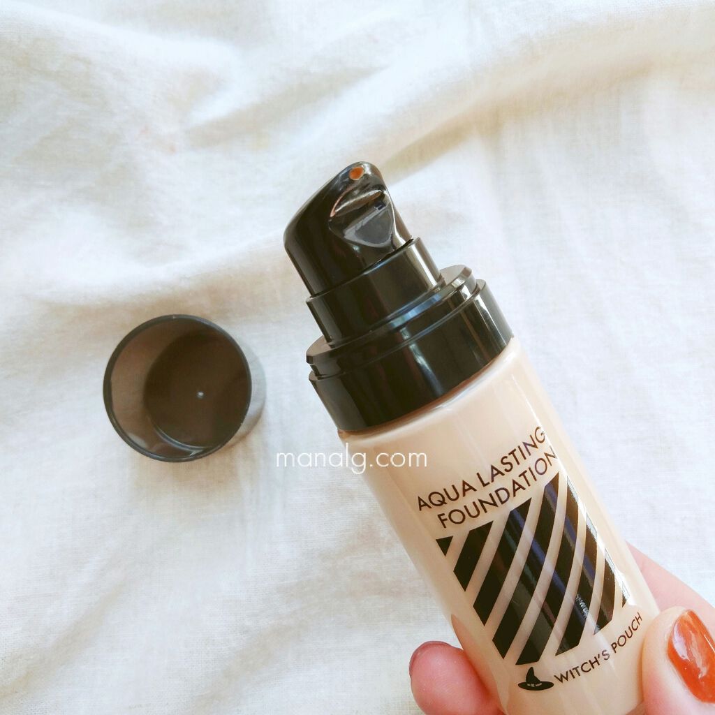アクアラスティングファンデーション 03ピンクオークル/Witch's Pouch/リキッドファンデーションを使ったクチコミ（2枚目）