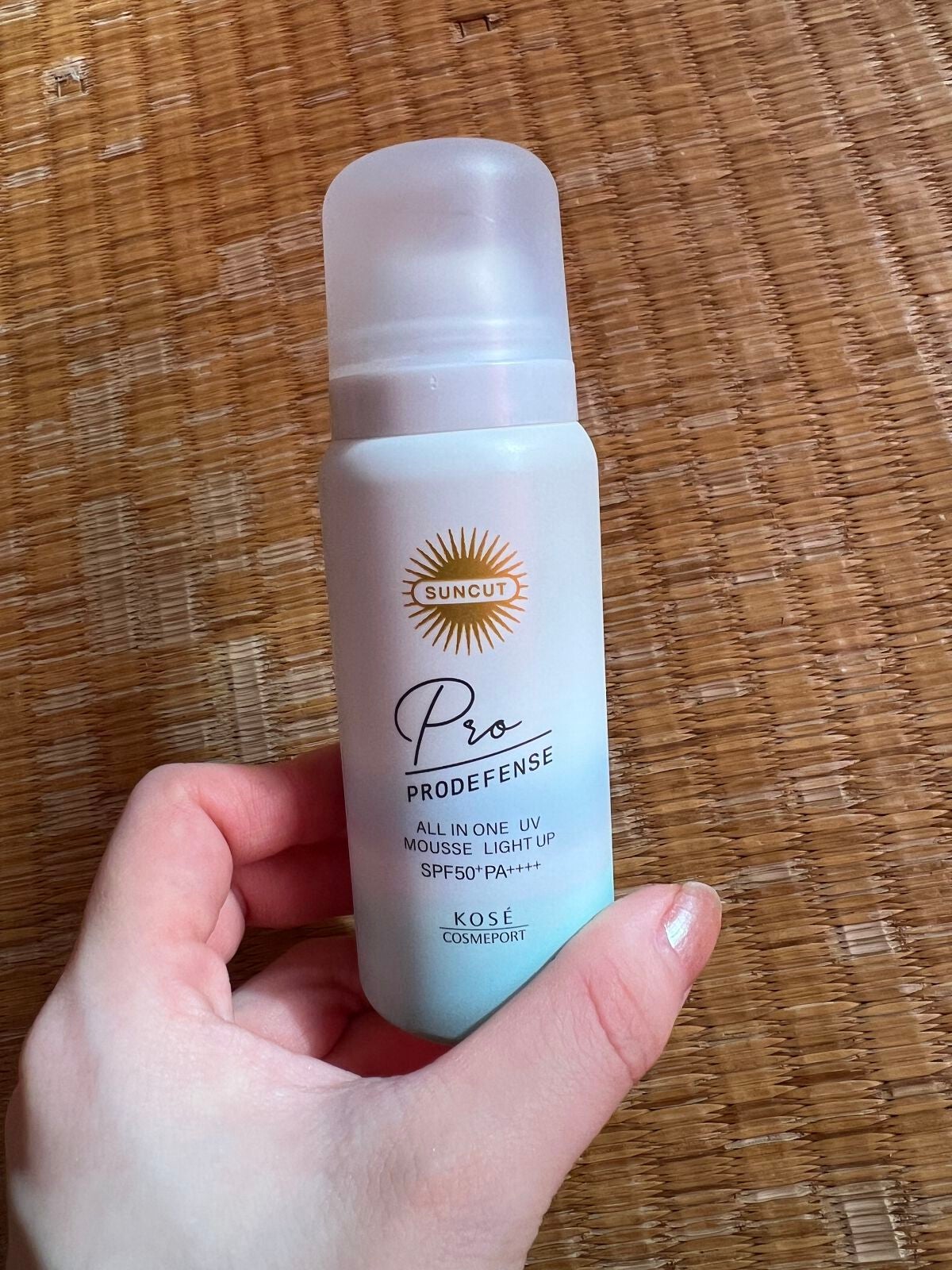 プロディフェンス オールインワンUV ムース(ライトアップ)/サンカット®/日焼け止めクリームを使ったクチコミ(2枚目)