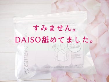 メイクアップスポンジ バリューパック ハウス型 14個/DAISO/パフ・スポンジを使ったクチコミ（1枚目）