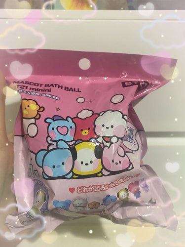 MASCOT BATH BALL BT21 minini/ソロモン商事/入浴剤を使ったクチコミ（1枚目）