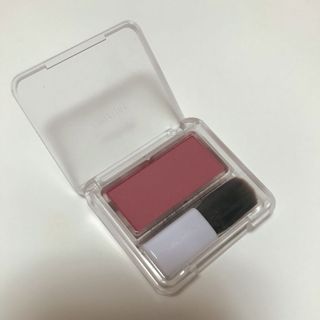 パウダー チーク 270 ローズ系/ちふれ/パウダーチークを使ったクチコミ（2枚目）