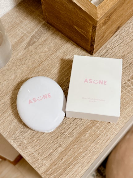 デューイーメッシュファンデーション/ASUNE /クッションファンデーションを使ったクチコミ(5枚目)