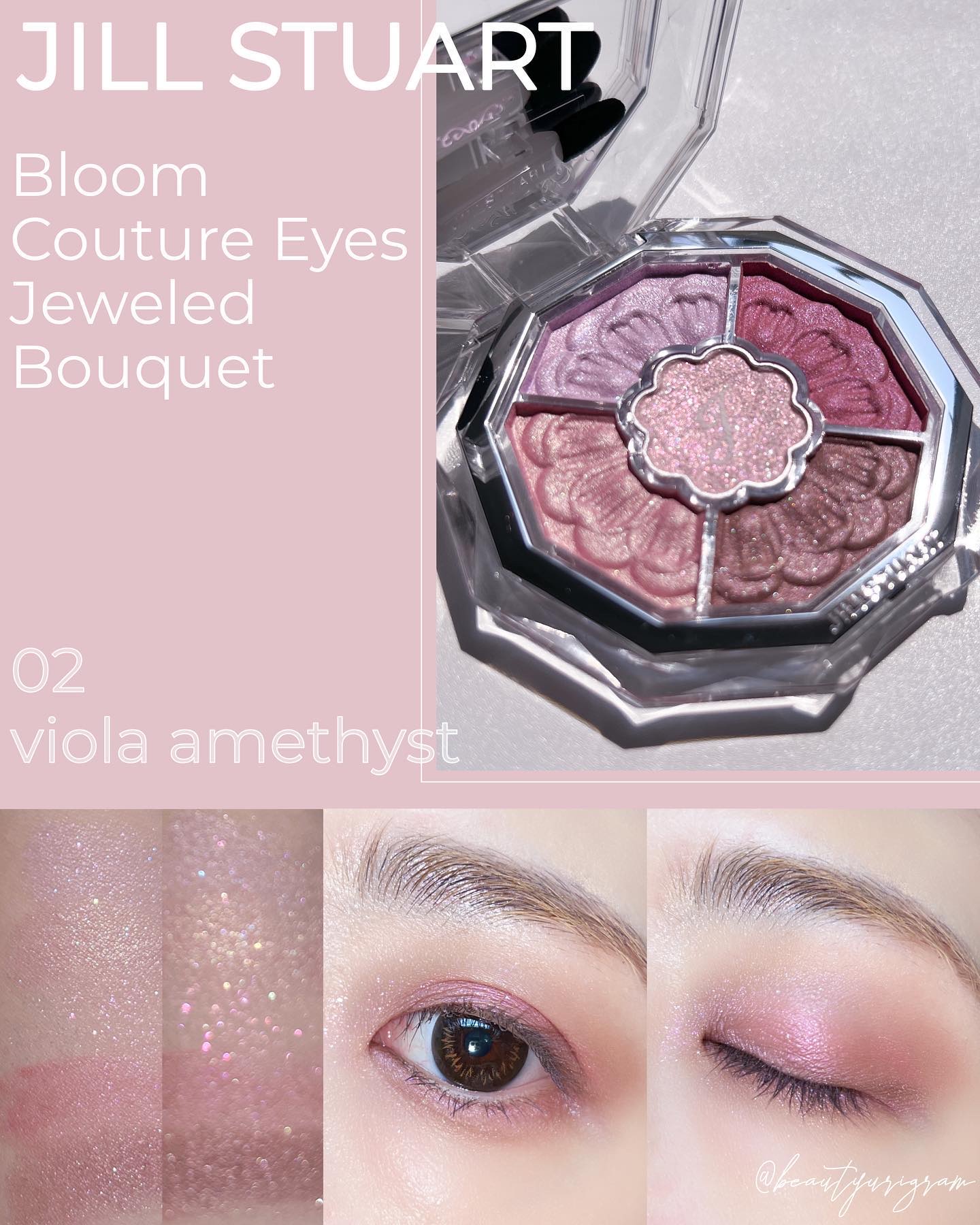 ジルスチュアート ブルームクチュール アイズ　ジュエルドブーケ/JILL STUART/アイシャドウパレットを使ったクチコミ（3枚目）