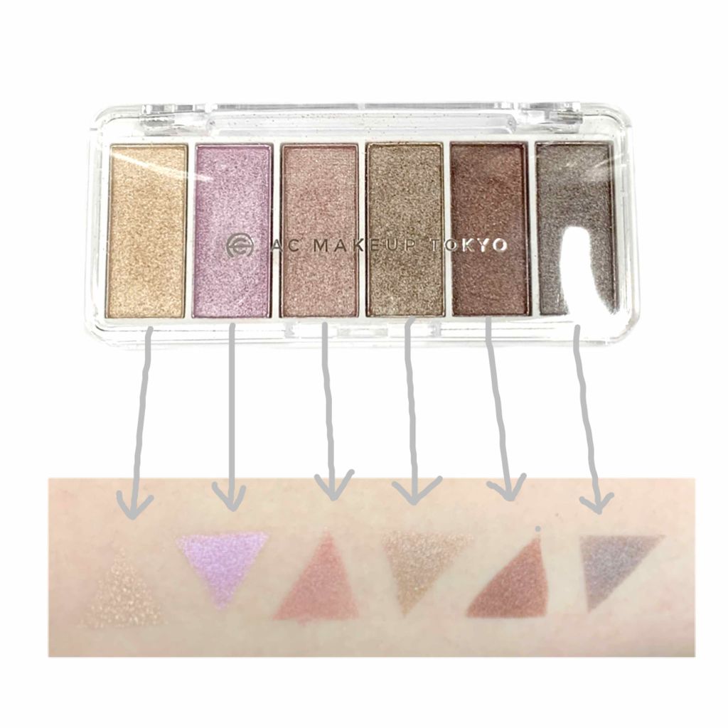AC カラーアイパレット/AC MAKEUP/アイシャドウパレットを使ったクチコミ（2枚目）