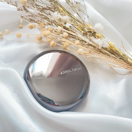 ハイパーカバーフィットクッション グラファイト/APRILSKIN/クッションファンデーションを使ったクチコミ(6枚目)