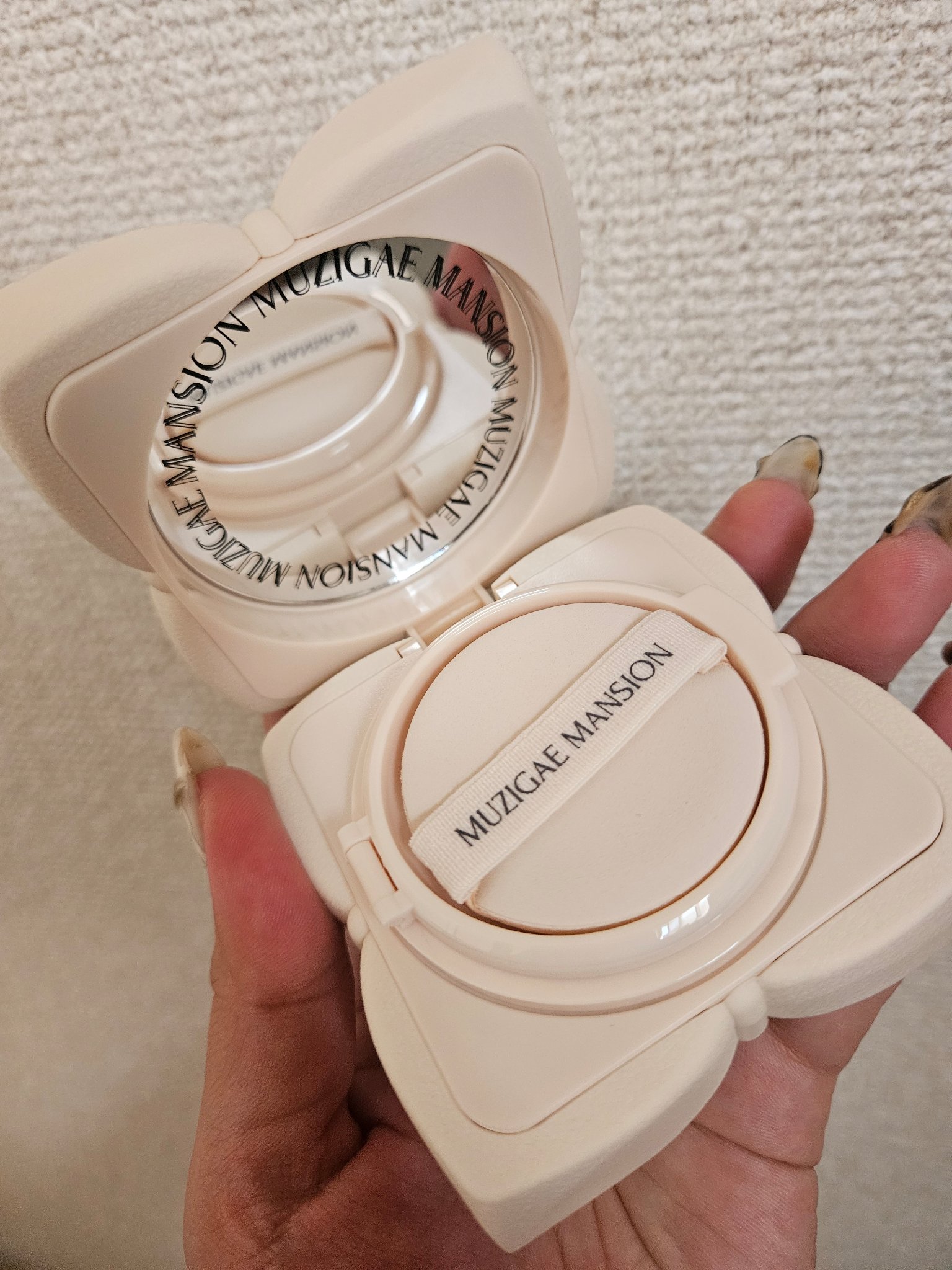 スリックウォータークッション/MUZIGAE MANSION/クッションファンデーションを使ったクチコミ（2枚目）