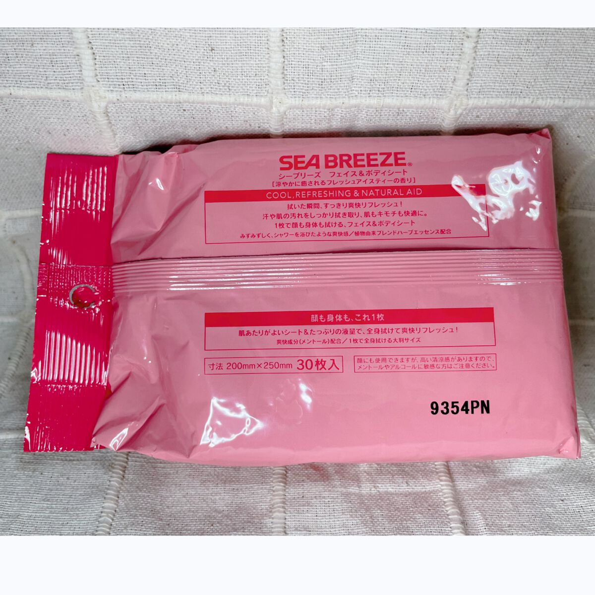 フェイス＆ボディシート (フレッシュアイスティー)/シーブリーズ/ボディシートを使ったクチコミ（2枚目）