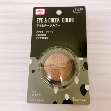 UR GLAM　EYE & CHEEK COLOR/U R GLAM/パウダーアイシャドウを使ったクチコミ（2枚目）