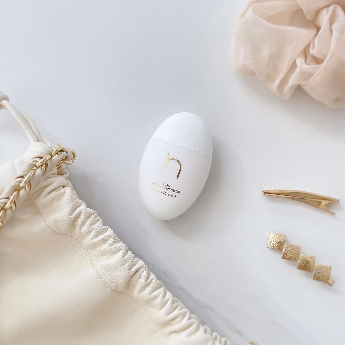 ヴィーガンアクアグロウサンセラム/HAMEL/日焼け止めローションを使ったクチコミ(1枚目)