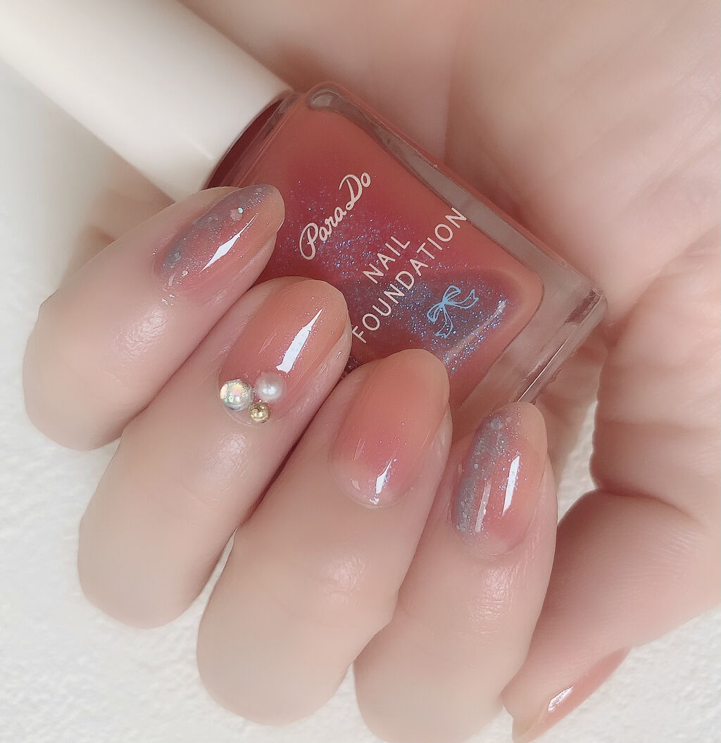 ネイルファンデーション/パラドゥ/マニキュアを使ったクチコミ（1枚目）