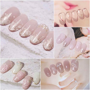 Megu Coco on LIPS 「チップで練習💅大人な上品ピンクネイルです！💕#セルフネイル#ネ..」（1枚目）