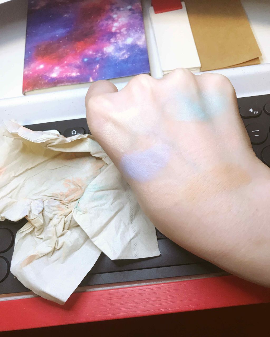 コンシール コレクト コントゥアー パレット/NYX Professional Makeup/パレットコンシーラーを使ったクチコミ（2枚目）