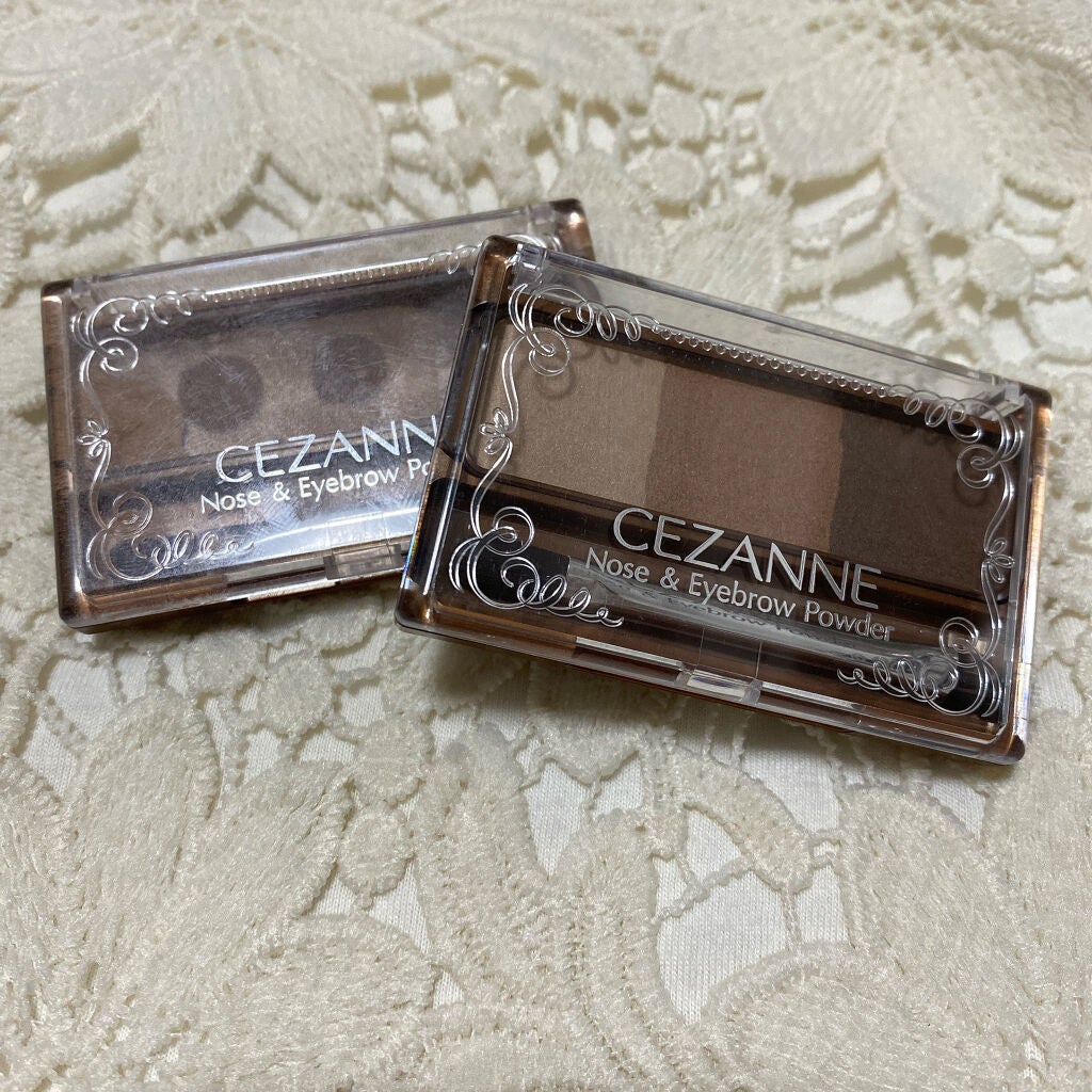 ノーズ&アイブロウパウダー/CEZANNE/パウダーアイブロウを使ったクチコミ(2枚目)
