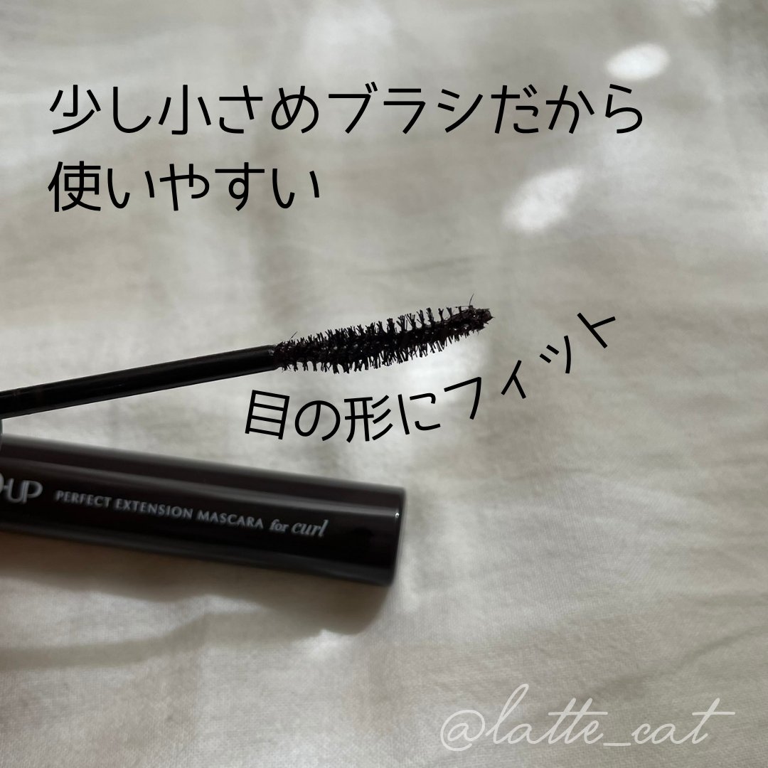 パーフェクトエクステンション マスカラ for カール/D-UP/マスカラを使ったクチコミ（3枚目）