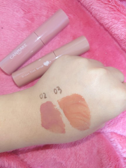 グラスティントシロップ/キャンメイク/リップティントを使ったクチコミ(4枚目)