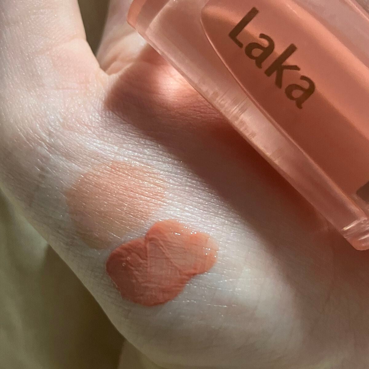 ジェリーイングヌードグロス/Laka/リップグロスを使ったクチコミ(2枚目)