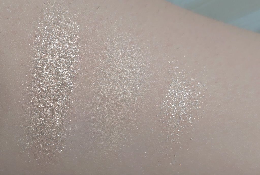 ボーン ディス ウェイ ターン アップ ザ ライト ハイライティング パレット/Too Faced/プレストパウダーを使ったクチコミ（3枚目）