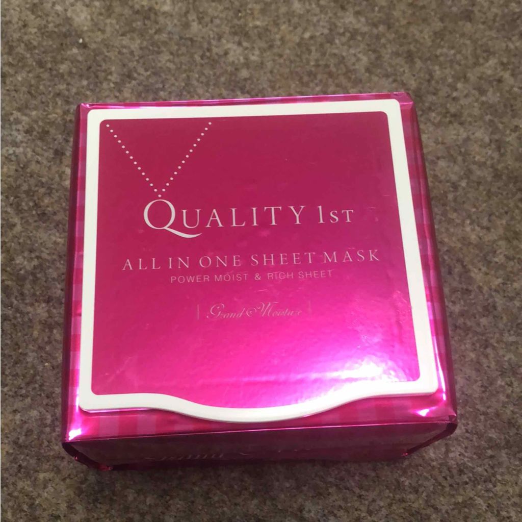 オールインワンシートマスク グランモイスト BOX/クオリティファースト/シートマスク・パックを使ったクチコミ(1枚目)