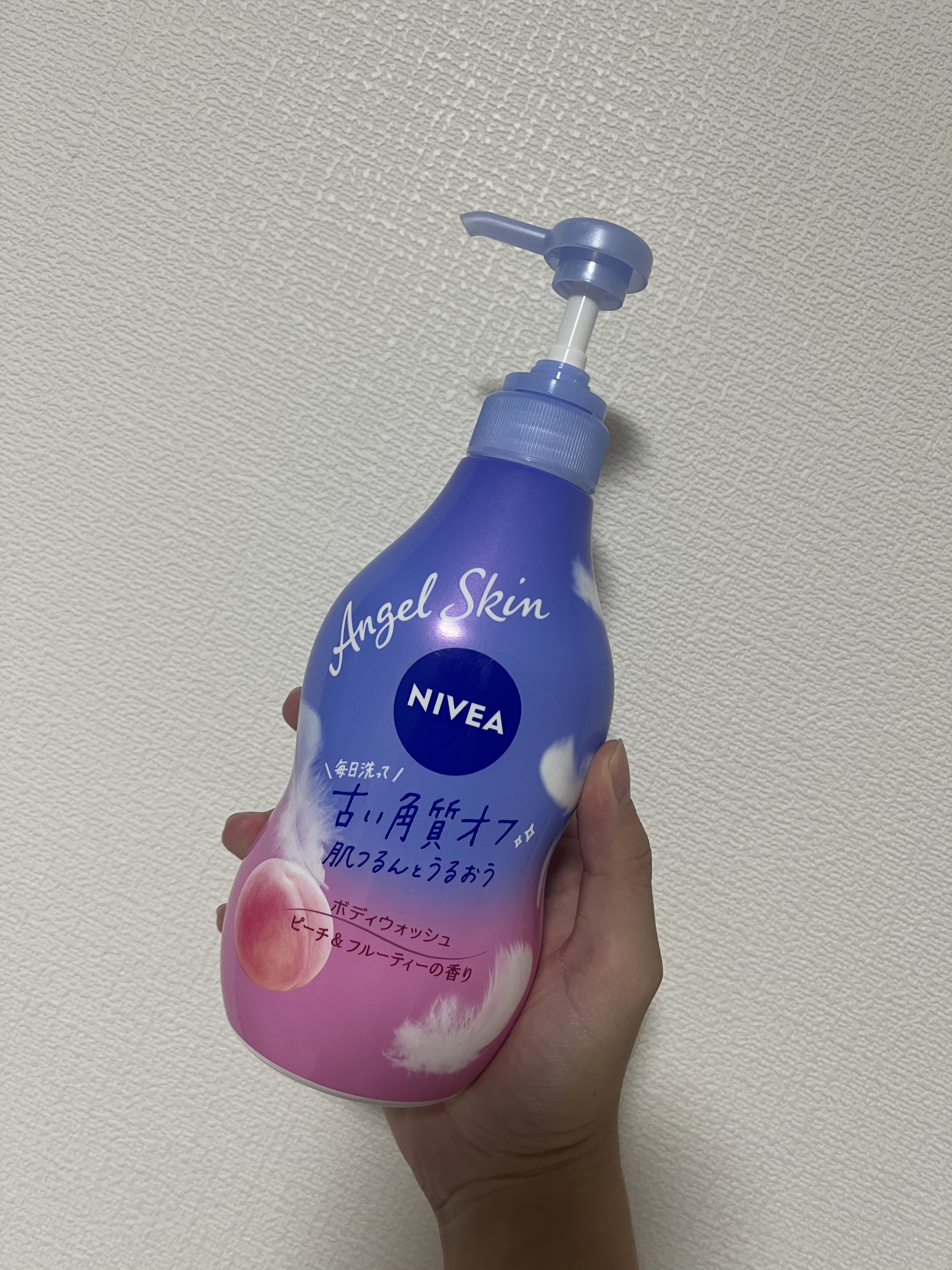 ニベア エンジェルスキン ボディウォッシュ ピーチ&フルーティーの香り/ニベア/ボディソープを使ったクチコミ（1枚目）