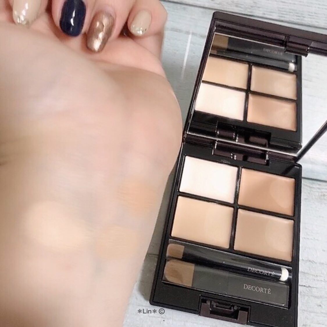 トーンパーフェクティング パレット/DECORTÉ/パレットコンシーラーを使ったクチコミ（2枚目）