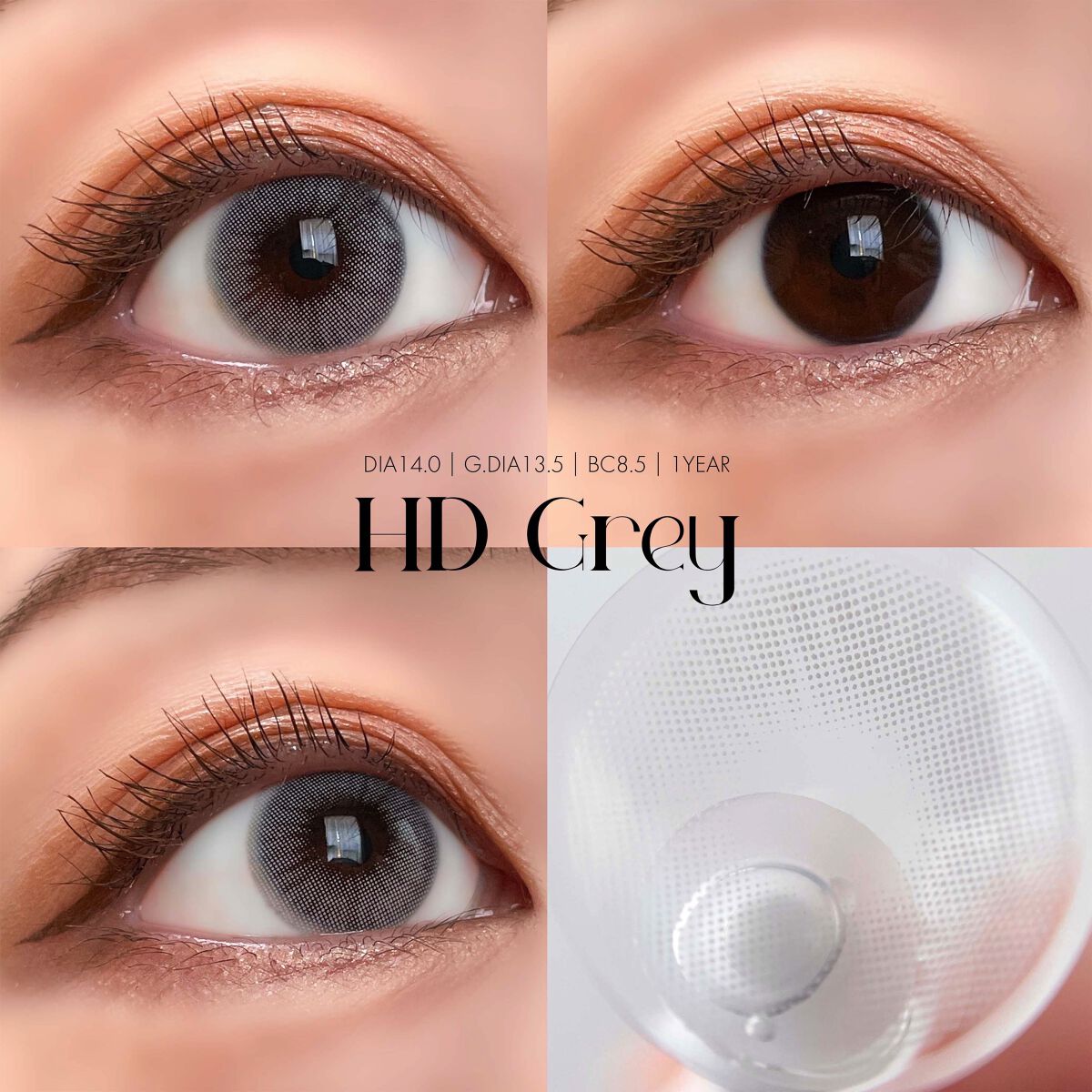 HD Grey/TTDeye/カラーコンタクトレンズを使ったクチコミ（3枚目）