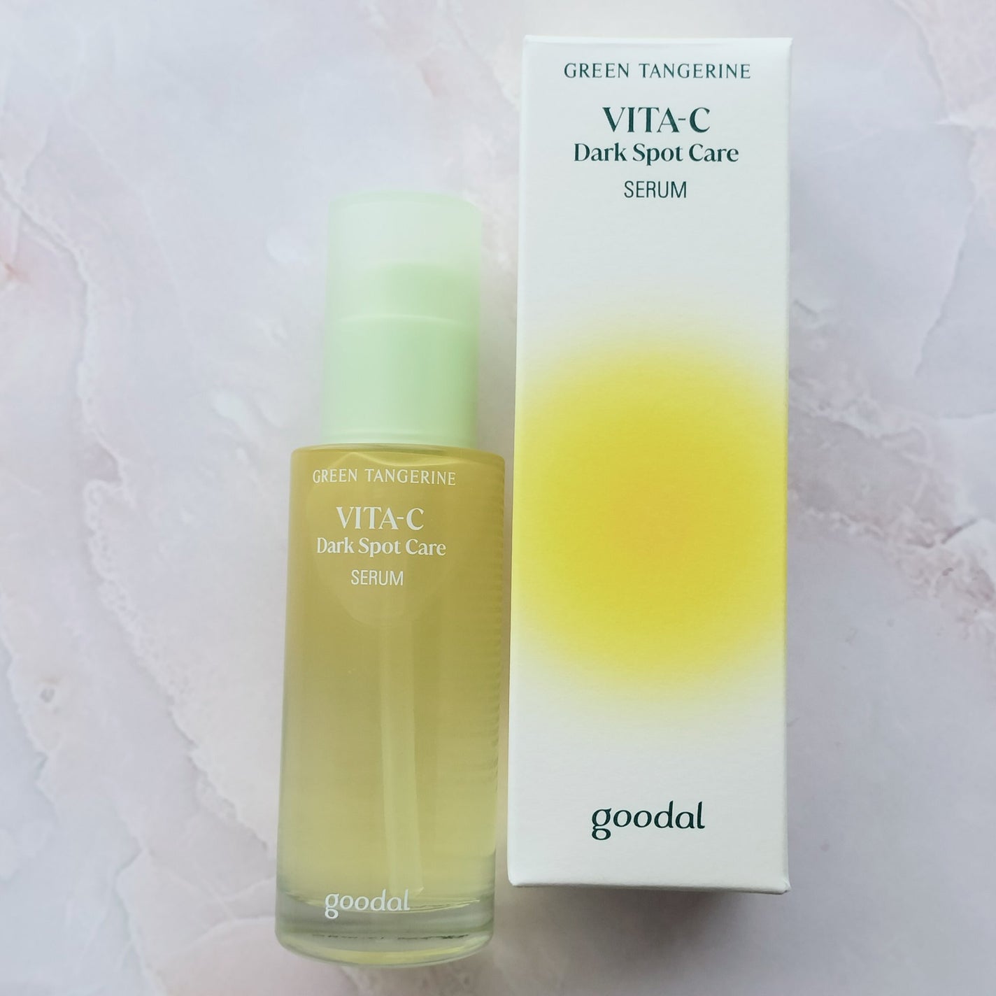 グリーンタンジェリン ビタC ダークスポットケアセラム/goodal/美容液を使ったクチコミ(1枚目)