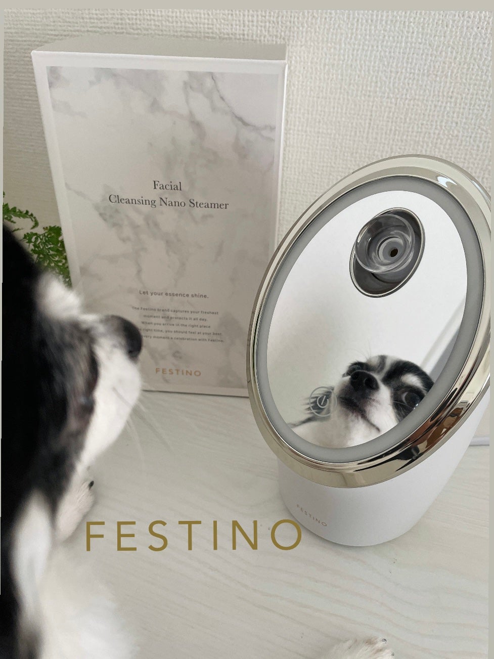 ちっち on LIPS 「ナノスチーマーデビュー✨フェイシャルクレンジングナノスチーマー..」(1枚目)