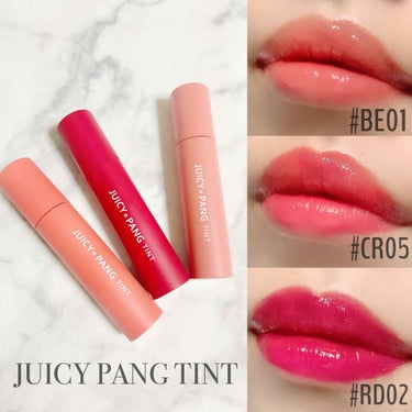 【#韓国コスメレポ💄】


------------------------
🍎APIEU
JUICYPANGTINT
------------------------


春メイクにぴったりな3色レポ