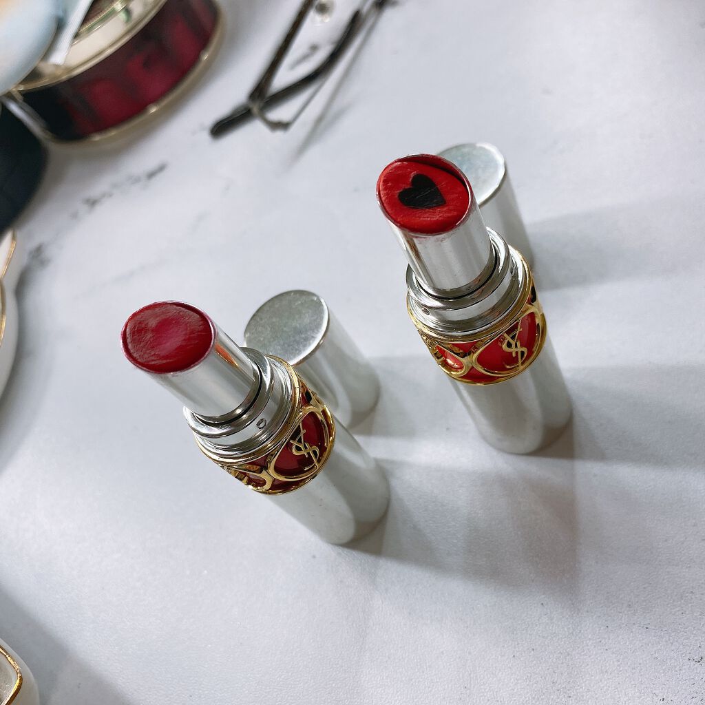 ヴォリュプテ ティントインバーム/YVES SAINT LAURENT BEAUTE/口紅を使ったクチコミ（3枚目）