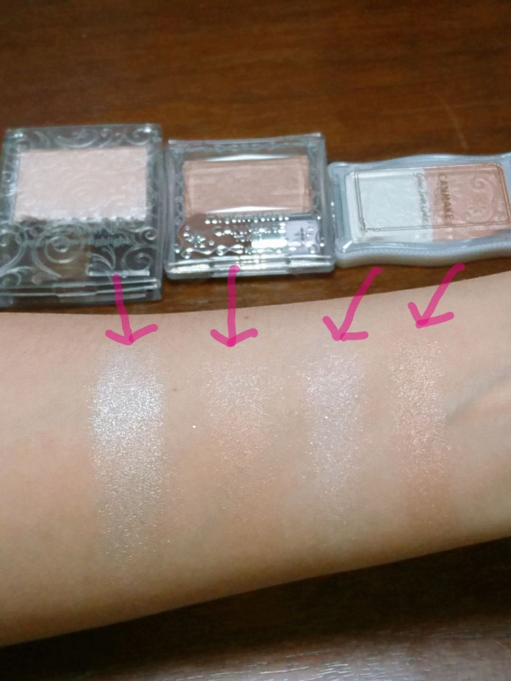 グロウツインカラー/キャンメイク/アイシャドウパレットを使ったクチコミ（1枚目）