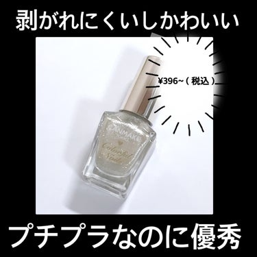 カラフルネイルズ N20 ゴールデンビジュー/キャンメイク/マニキュアを使ったクチコミ（2枚目）