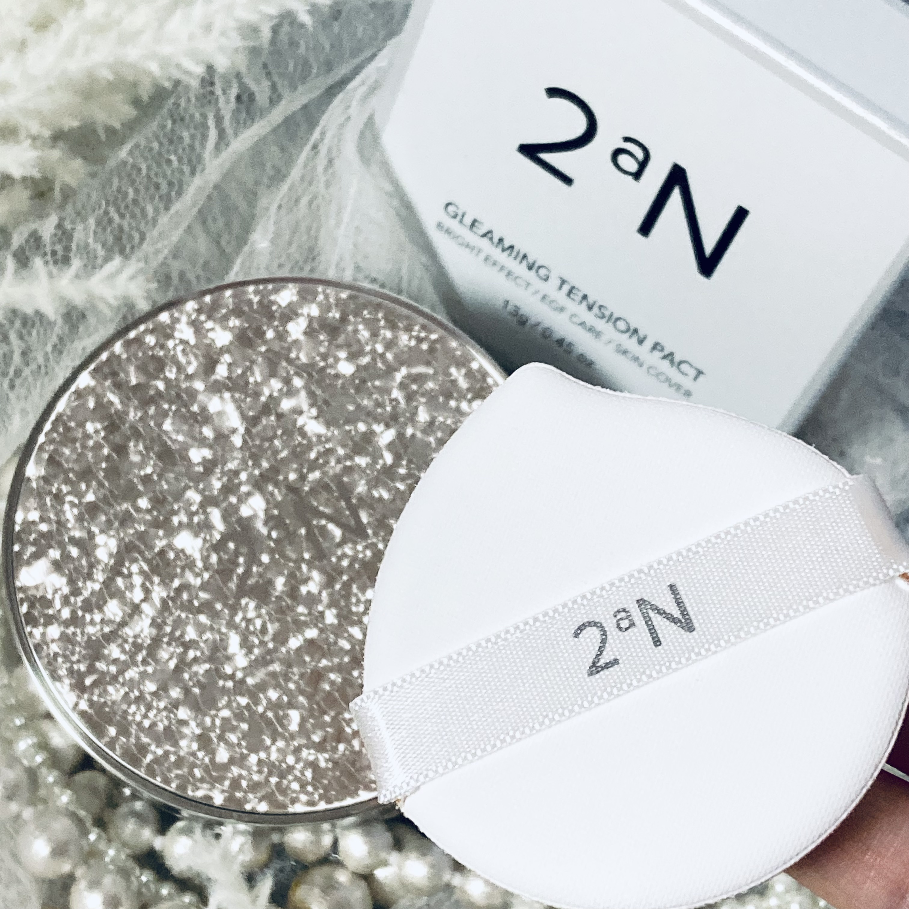 グリーミングテンションパクト/2aN/クリーム・エマルジョンファンデーションを使ったクチコミ（3枚目）