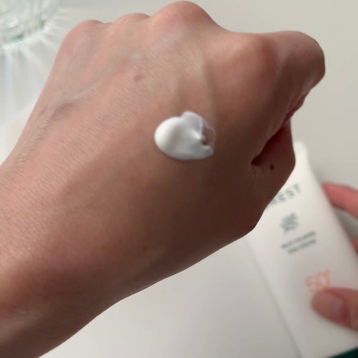 フォレスト マイルドカーミングサンクリーム/FoRest by Greenfinger/日焼け止めクリームを使ったクチコミ(2枚目)