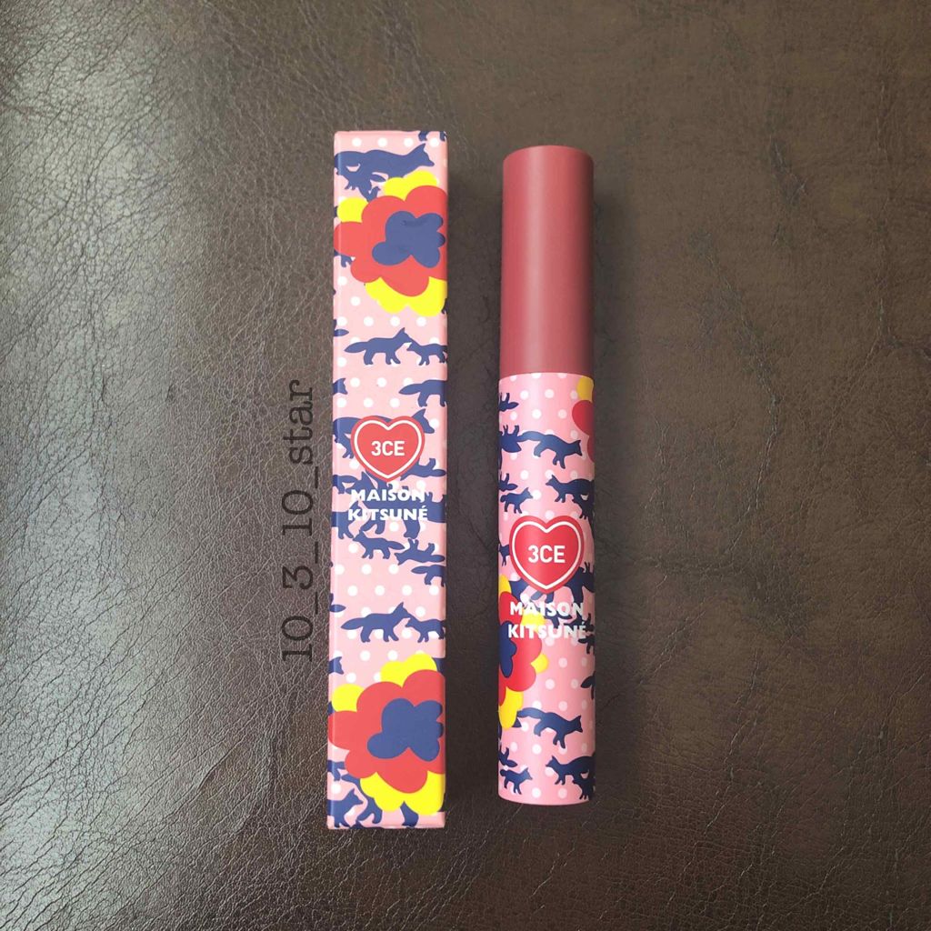 MAISON KITSUNE VELVET LIP TINT/3CE/口紅を使ったクチコミ(1枚目)