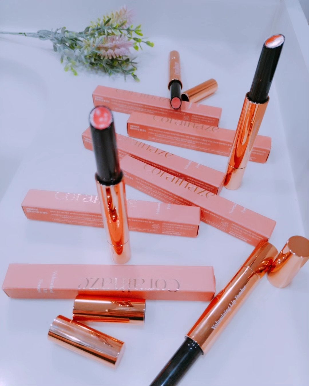 ボリューマイジングフォンデュリップ/Coralhaze/口紅を使ったクチコミ(1枚目)