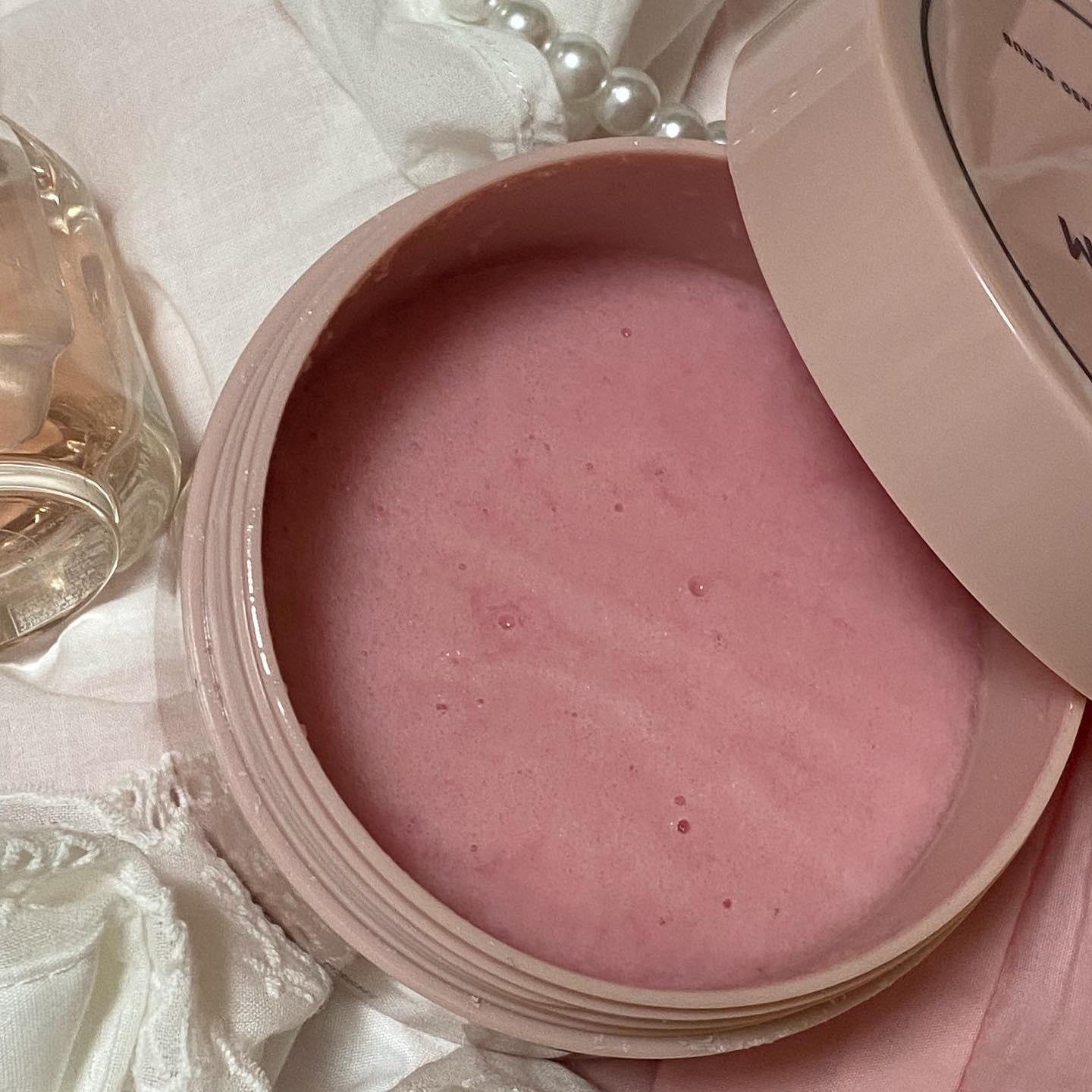 Q+Me スウィート ボム タラソ スクラブ/AGARISM/バストケア・ヒップケアを使ったクチコミ（1枚目）