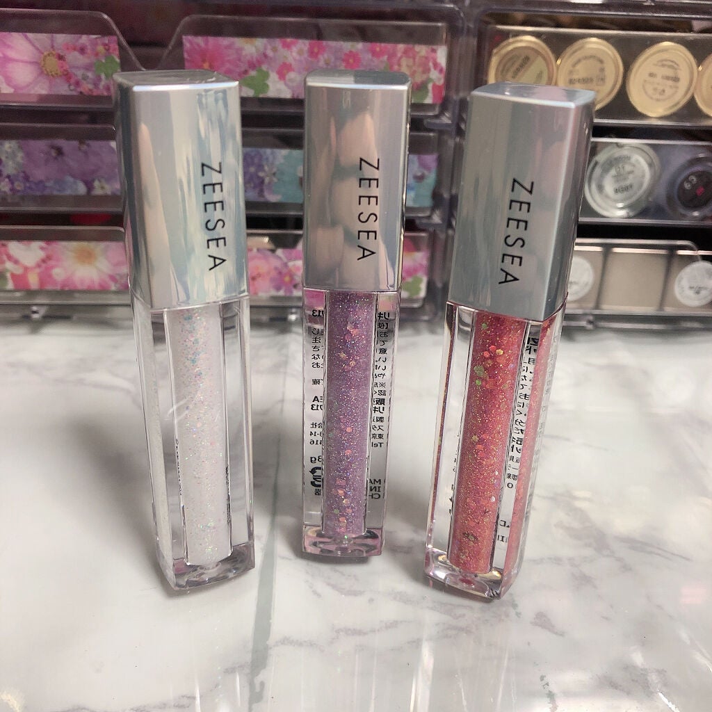 ダイヤモンドシリーズ 星空リキッドアイシャドウ/ZEESEA/リキッドアイシャドウを使ったクチコミ(2枚目)