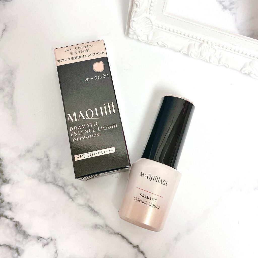 ドラマティックエッセンスリキッド/マキアージュ/リキッドファンデーションを使ったクチコミ（3枚目）