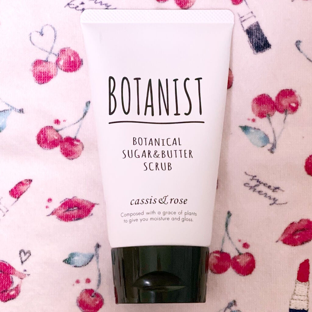 ボタニカルシュガー&バタースクラブ(カシス&ローズ)/BOTANIST/ボディスクラブを使ったクチコミ(1枚目)