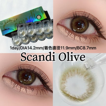 SCANDI 1day/OLENS/カラーコンタクトレンズを使ったクチコミ(3枚目)