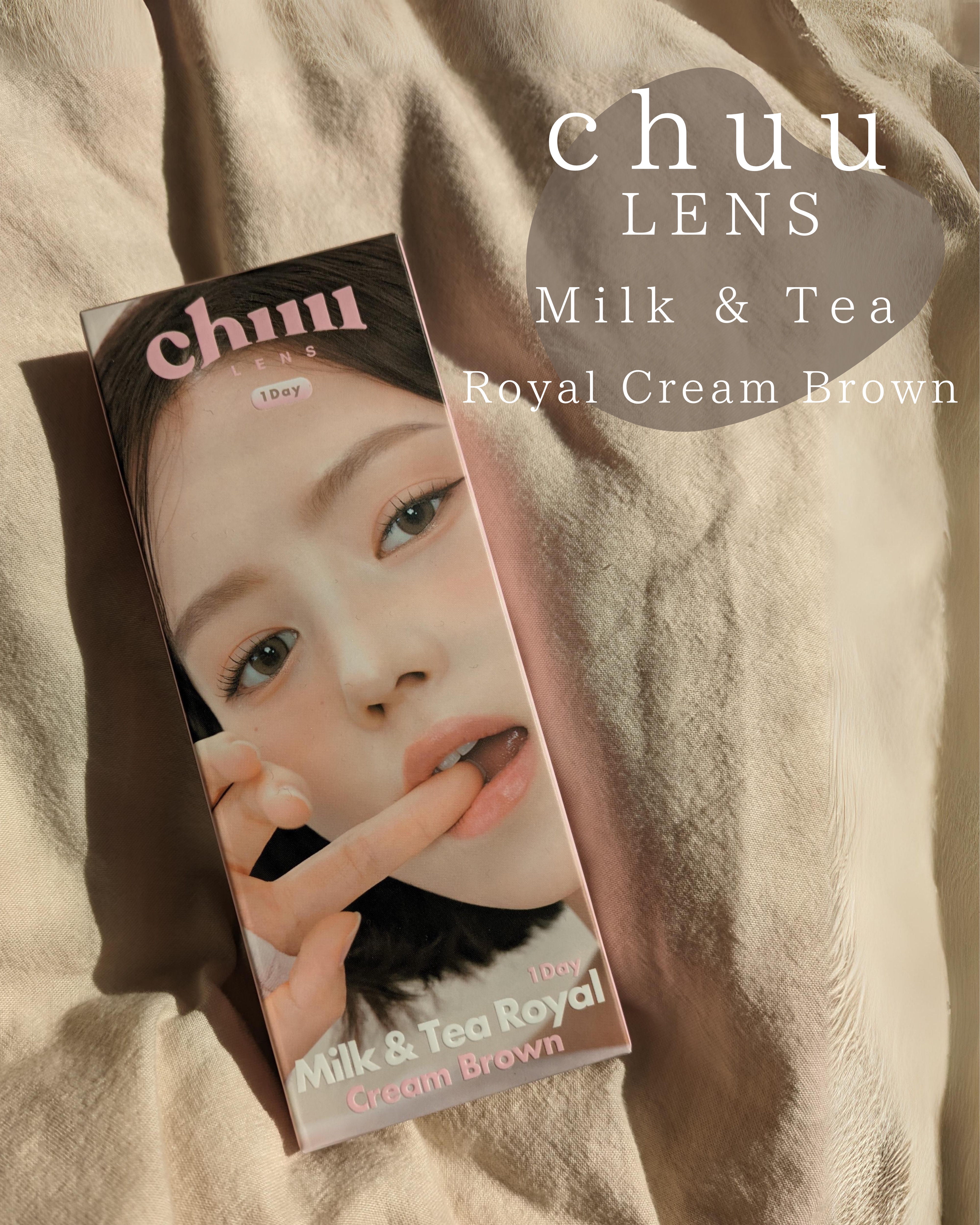 chuuLENS Milk&Tea 1day/chuu LENS/ワンデー（１DAY）カラコンを使ったクチコミ（2枚目）