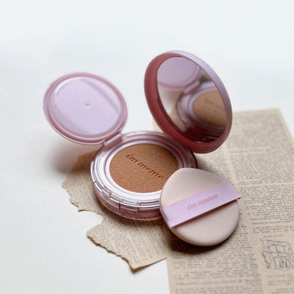 ワンダーベルベットラスティングクッション/i’m meme/クッションファンデーションを使ったクチコミ(1枚目)