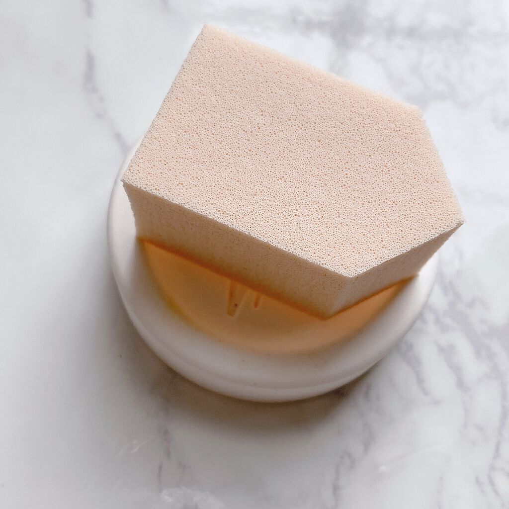 珪藻土配合パフスタンド/DAISO/その他化粧小物を使ったクチコミ(2枚目)