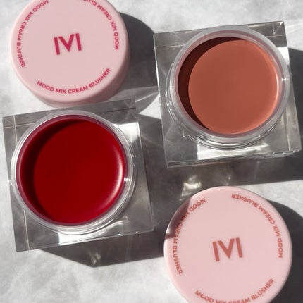 ムードミックスクリームブラッシャー/MAD PEACH/ジェル・クリームチークを使ったクチコミ(7枚目)