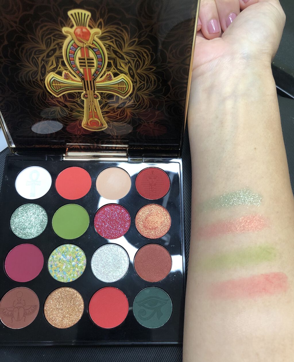 大英博物館 エジプトシリーズ アイシャドウパレット/ZEESEA/アイシャドウパレットを使ったクチコミ（3枚目）