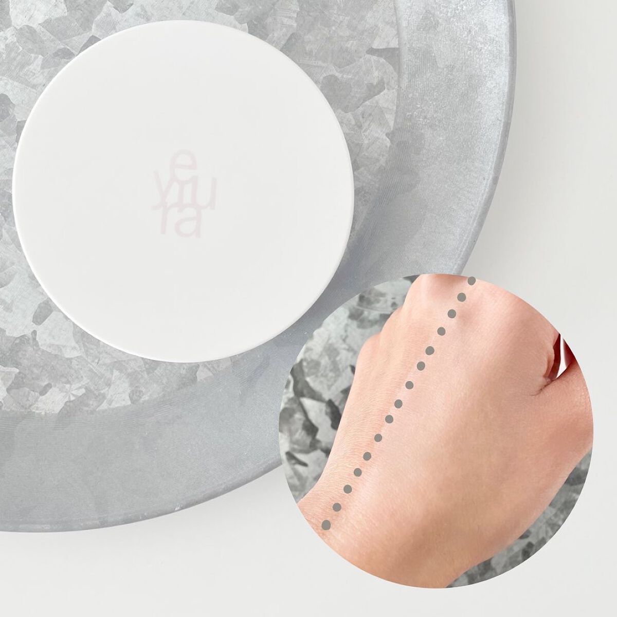 ポアブラーリングカバーパクト/EUYIRA/プレストパウダーを使ったクチコミ(3枚目)