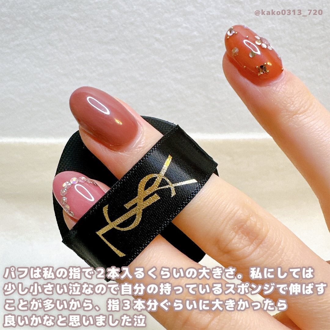 ラディアント タッチ グロウパクト/YVES SAINT LAURENT BEAUTE/クッションファンデーションを使ったクチコミ(4枚目)