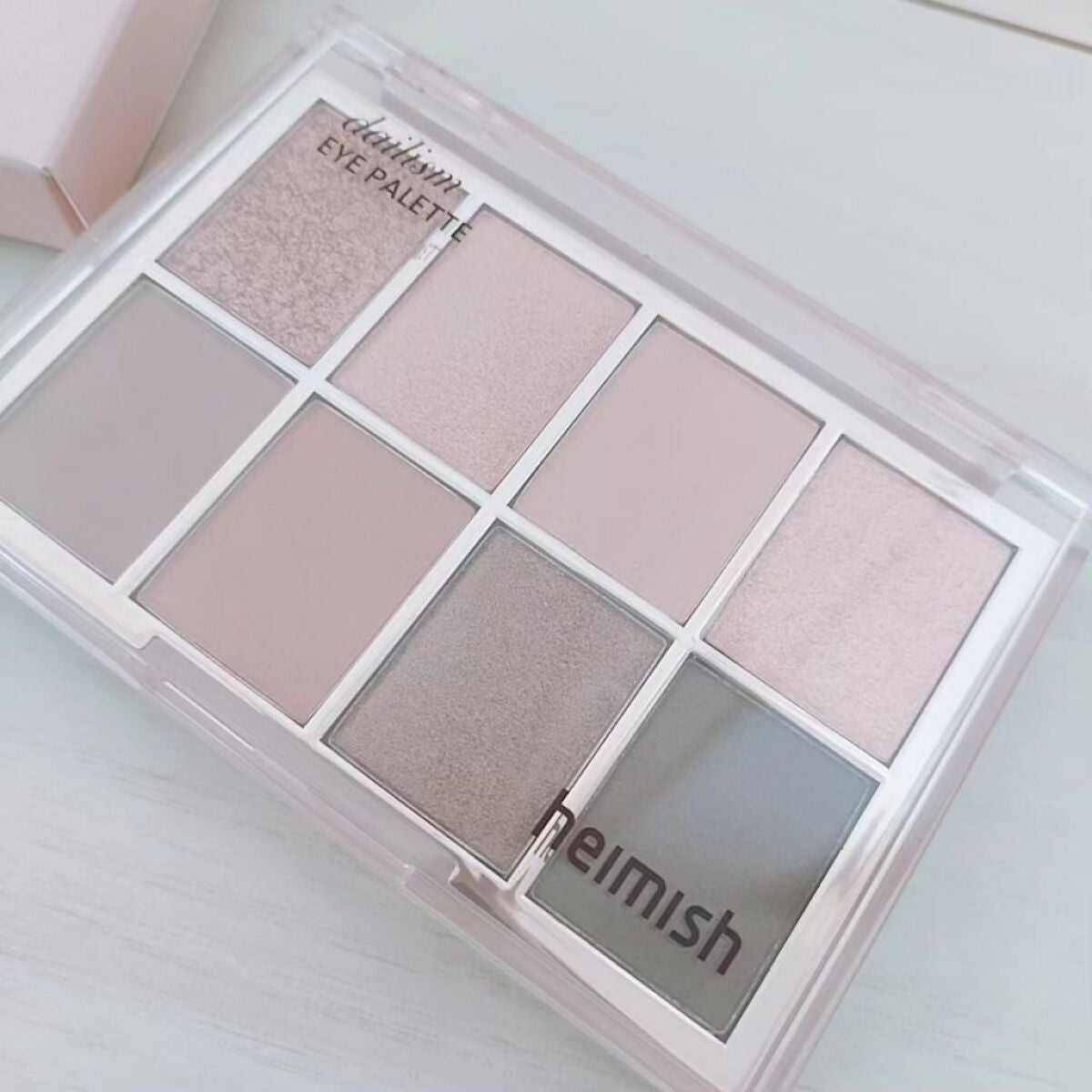 まるみ♡ on LIPS 「heimish(ヘイミッシュ)デイリズムアイパレット🌹ヌーディ..」(7枚目)