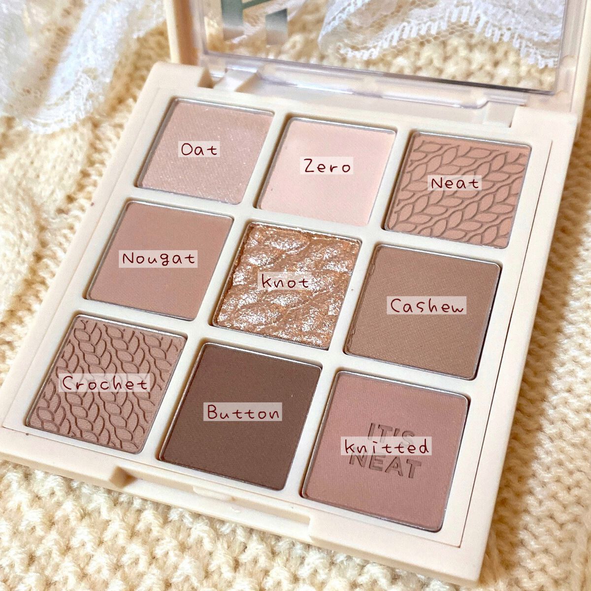 マイフェイブムードアイパレット 9カラー/HOLIKA HOLIKA/アイシャドウパレットを使ったクチコミ(4枚目)