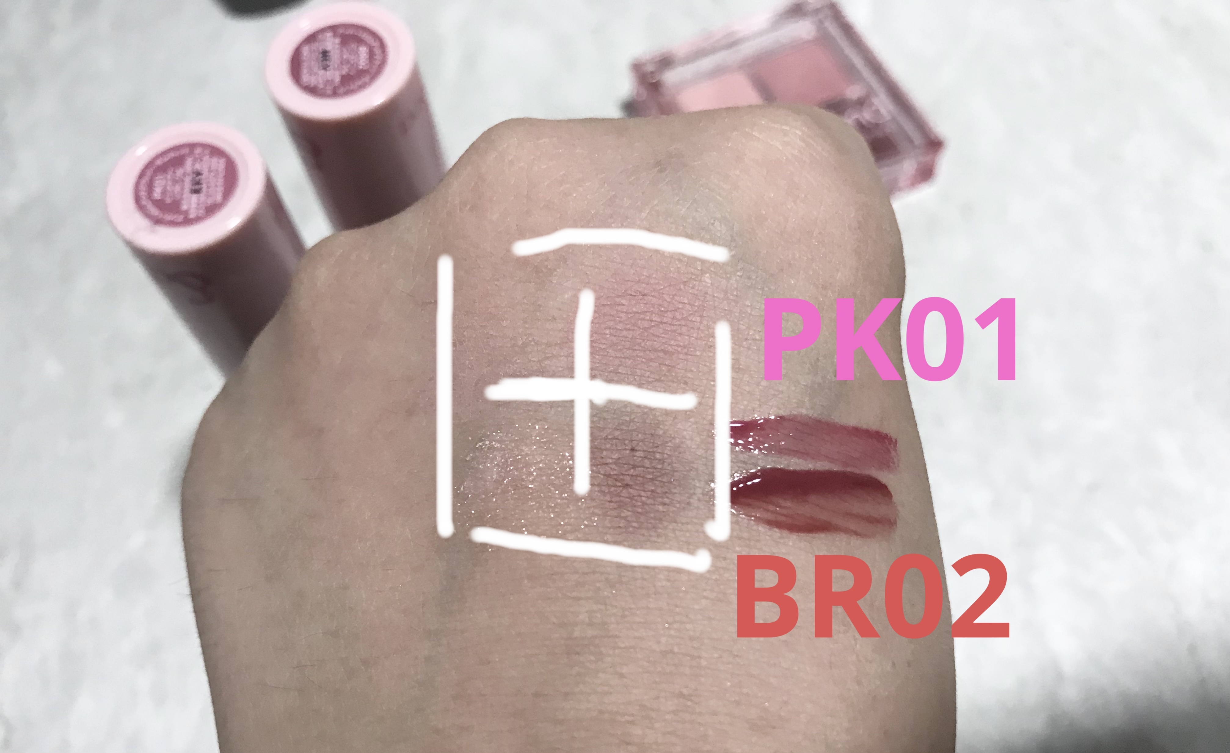 アンドバイロムアンド　グラッシーボムティント/&nd by rom&nd/リップティントを使ったクチコミ（3枚目）